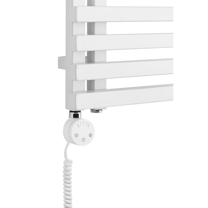 Grzejnik łazienkowy Lolly LO-870x400-D50L/P-W biały