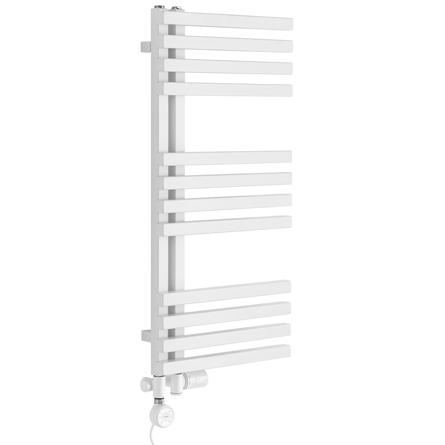 Grzejnik łazienkowy Lolly LO-870x400-D50L/P-W biały