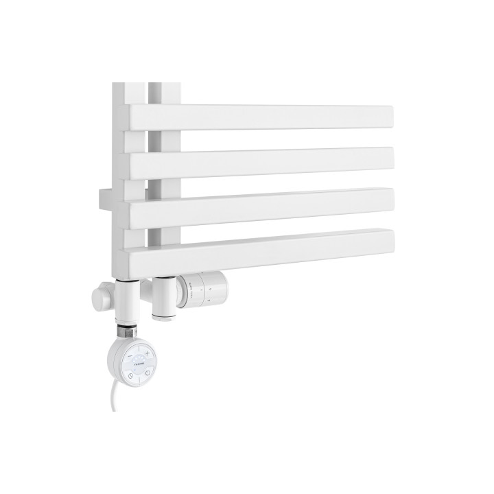 Grzejnik łazienkowy Lolly LO-870x400-D50L/P-W biały