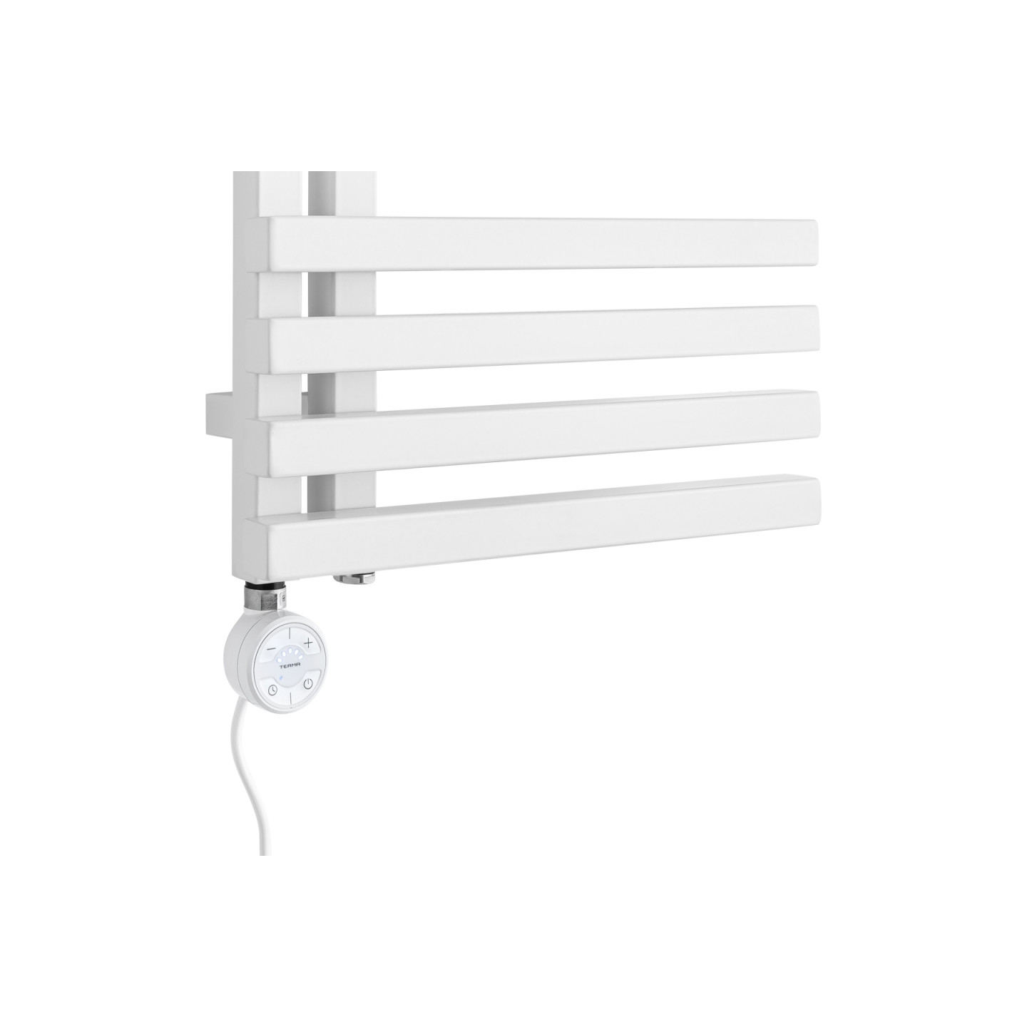 Grzejnik łazienkowy Lolly LO-870x400-D50L/P-W biały