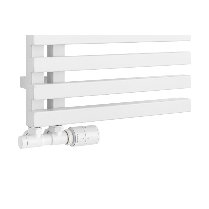 Grzejnik łazienkowy Lolly LO-870x400-D50L/P-W biały