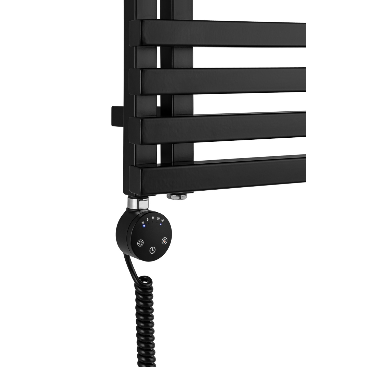 Grzejnik łazienkowy Lolly LO-870x400-D50L/P-B czarny
