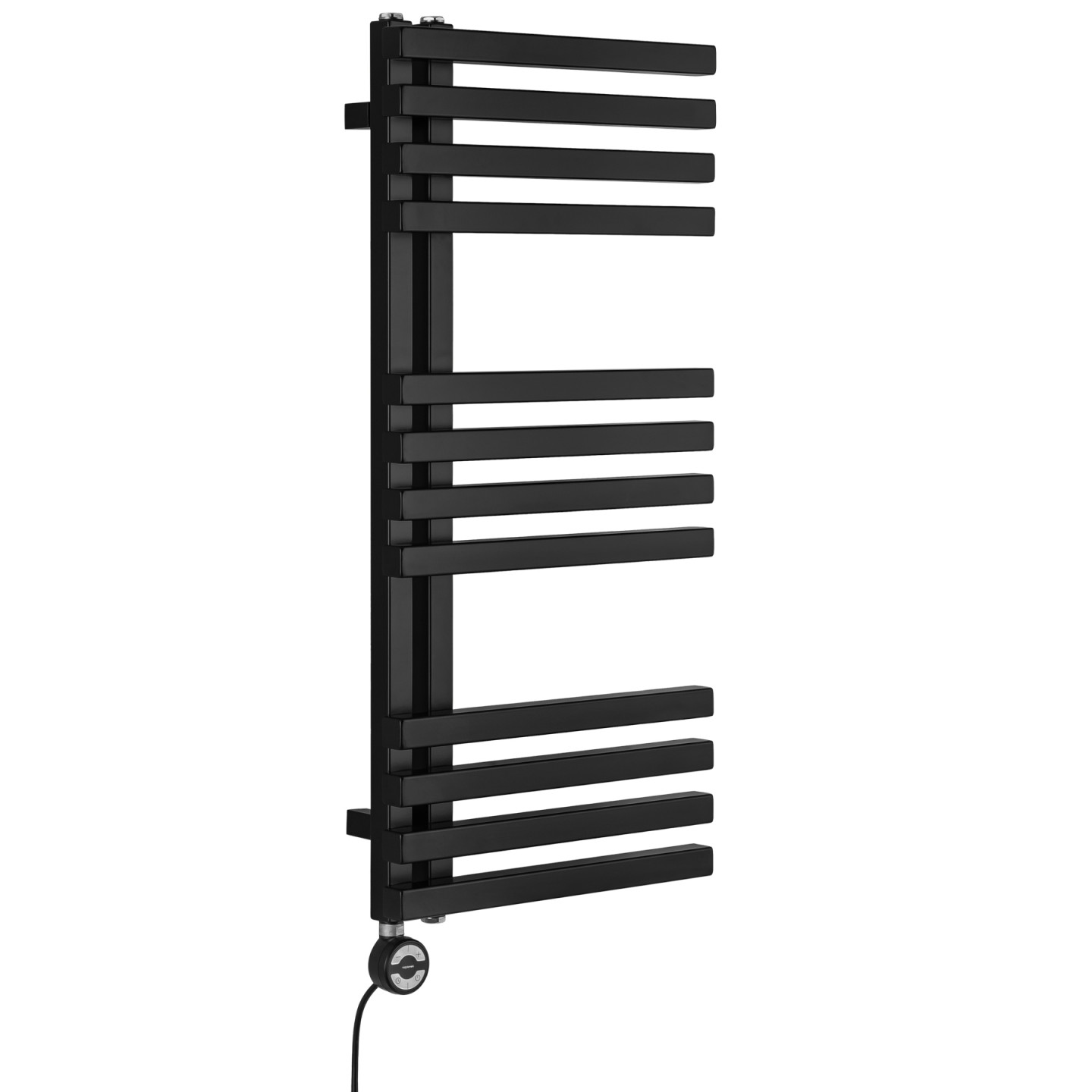 Grzejnik łazienkowy Lolly LO-870x400-D50L/P-B czarny