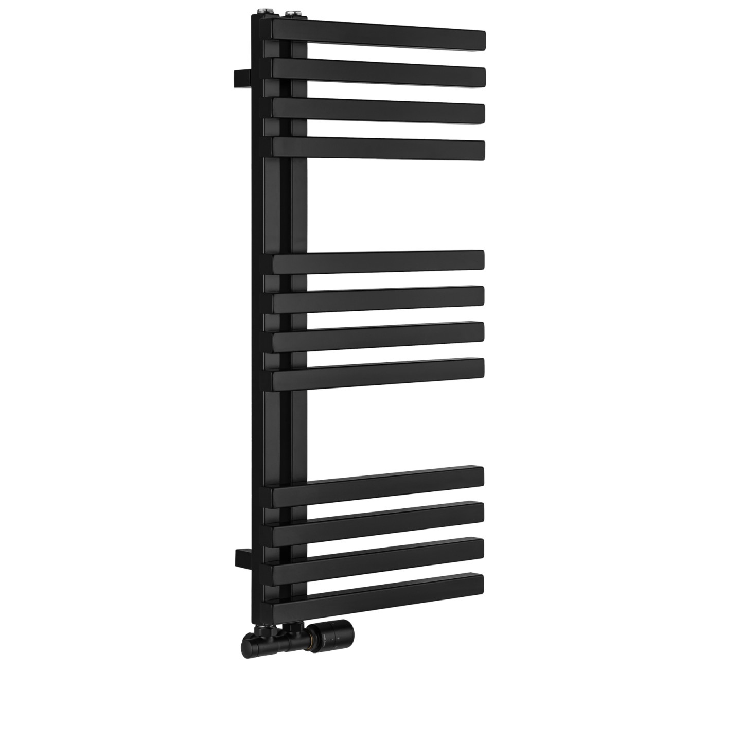 Grzejnik łazienkowy Lolly LO-870x400-D50L/P-B czarny