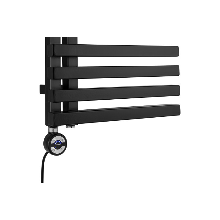 Grzejnik łazienkowy Lolly LO-870x400-D50L/P-B czarny