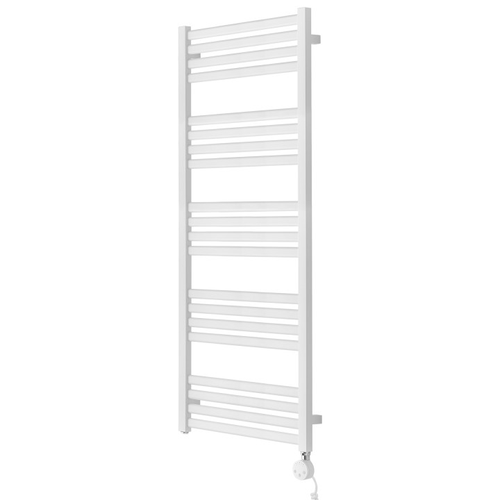 Grzejnik łazienkowy elektryczny Neso 1275x500 600W biały prawy