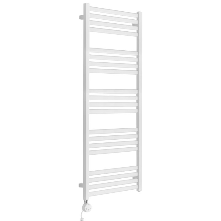 Grzejnik łazienkowy elektryczny Neso 1275x500 600W biały lewy