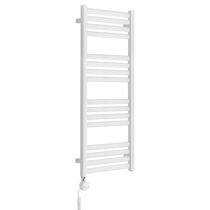 Grzejnik łazienkowy elektryczny Neso 1005x400 400W biały lewy