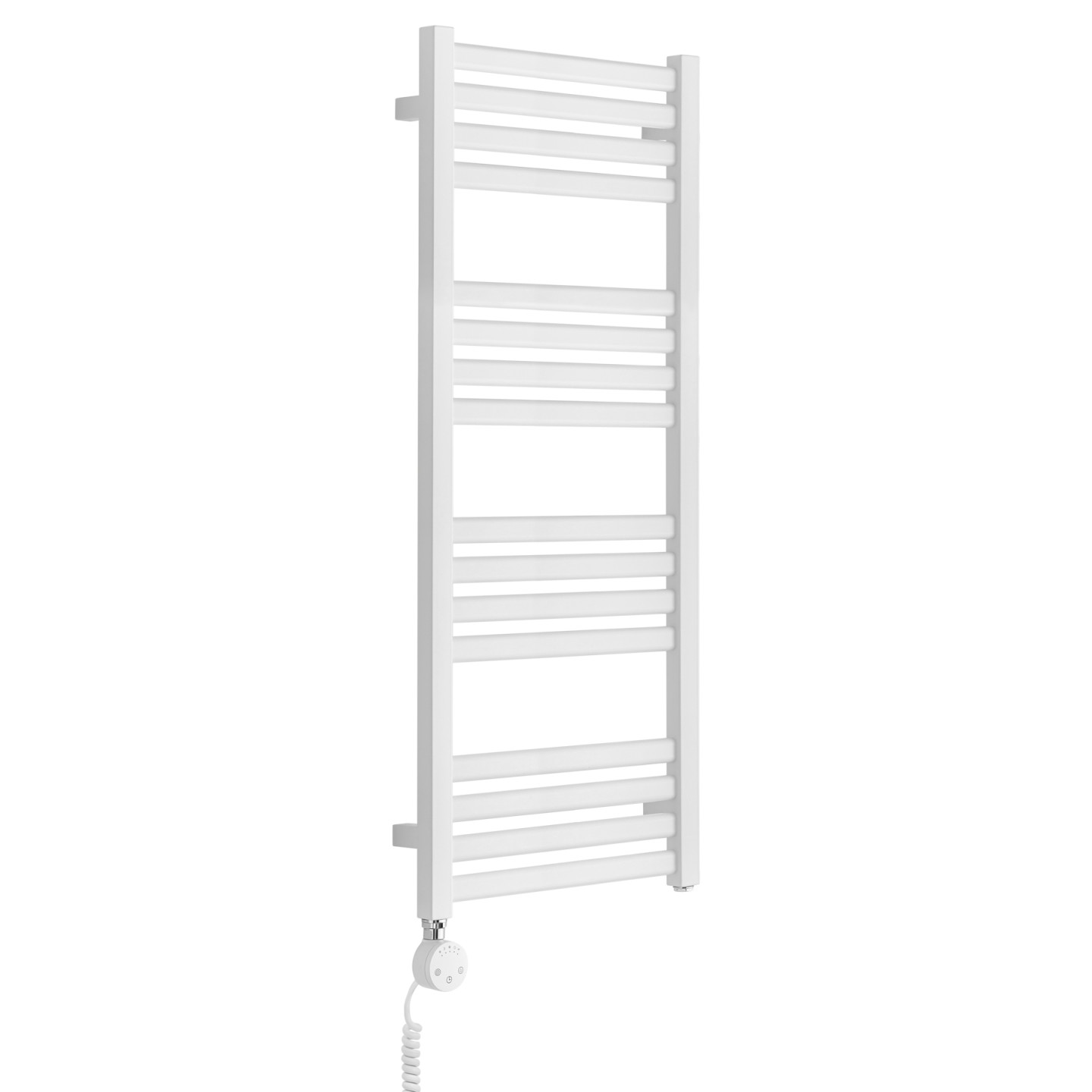 Grzejnik łazienkowy elektryczny Neso 1005x400 400W biały lewy