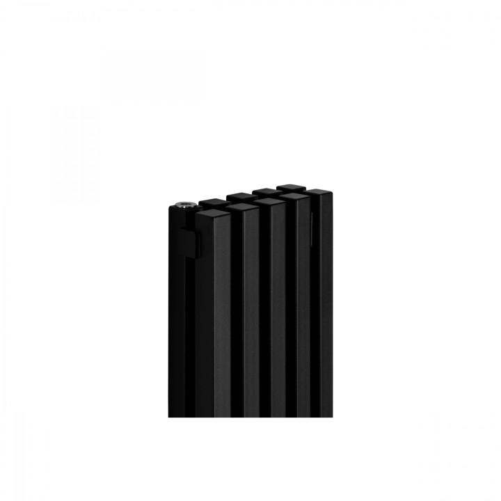 Grzejnik dekoracyjny EXTREME 1600x240 czarny z zaworem SPV