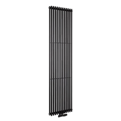 Grzejnik dekoracyjny pionowy Matrix 2 1800x500 1441W czarny mat