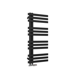 Grzejnik łazienkowy Elche EL-945x500-D50L/P-BM czarny mat